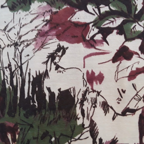 SOLD! Etro forest hunting scene turtleneck, dogs - Picture 4 of 7